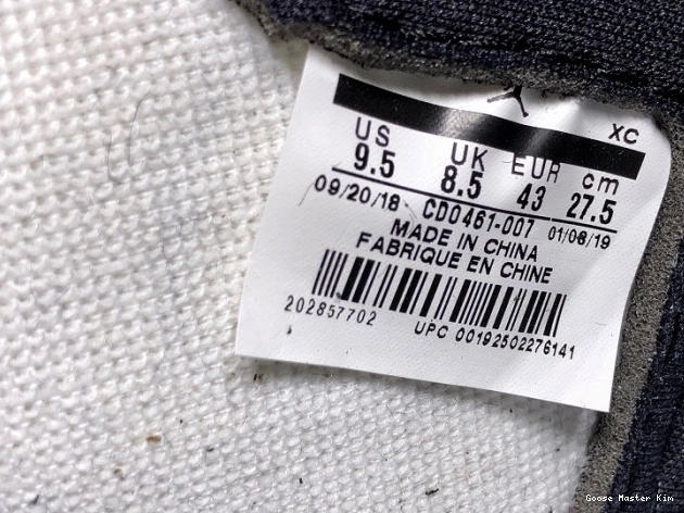 1 CD0461-007 High Air OG Retro Jordan Panda 0820